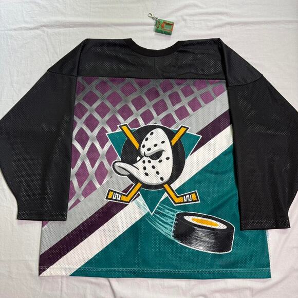 Vintage 90’s Mighty Ducks Disney / CCM Hockey Jersey - L - Picture 2 of 6